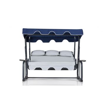 Balansoar cu 3 locuri Vitis Multicolor 200x165x110 cm Balansoar cu 3 locuri Vitis Multicolor 200x165x110 cm