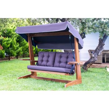 Balansoar cu 3 locuri Viva 2200 Antracit 220x100x175 cm Balansoar cu 3 locuri Viva 2200 Antracit 220x100x175 cm