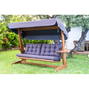 Balansoar cu 3 locuri Viva 2400 Antracit 237x100x175 cm Balansoar cu 3 locuri Viva 2400 Antracit 237x100x175 cm