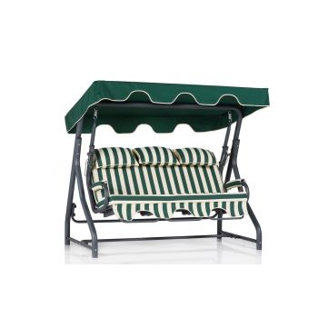 Balansoar de gradina cu 3 locuri Alico, Verde, 200 x 165 x 110 cm Balansoar de gradina cu 3 locuri Alico, Verde, 200 x 165 x 110 cm