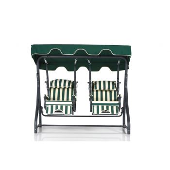 Balansoar dublu Daisy 2 Alb 110x165x200 cm Balansoar dublu Daisy 2 Alb 110x165x200 cm