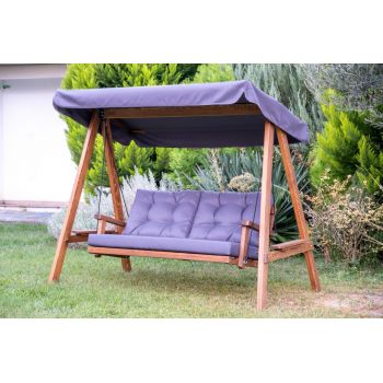 Balansoar dublu Pera 2000 Antracit 200x110x180 cm Balansoar dublu Pera 2000 Antracit 200x110x180 cm