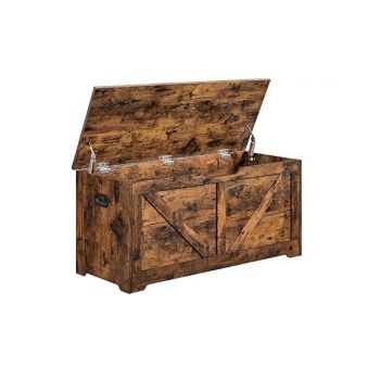 Cufar de depozitare, Vasagle, 100 x 40 x 46 cm, LSB060T01, Maro Rustic Cufar de depozitare, Vasagle, 100 x 40 x 46 cm, LSB060T01, Maro Rustic