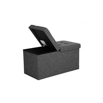 Cutie depozitare, Songmics, 80L, 300 Kg, LSF46GYZ, 76 x 38 x 38 cm Cutie depozitare, Songmics, 80L, 300 Kg, LSF46GYZ, 76 x 38 x 38 cm