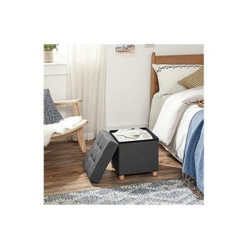 Cutie depozitare, Songmics, LSF14GYZ, Gri, 38 x 38 x 40 cm Cutie depozitare, Songmics, LSF14GYZ, Gri, 38 x 38 x 40 cm