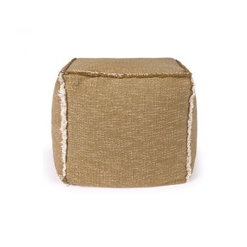 Fotoliu bean bag galben ocru Handloom – Lorena Canals