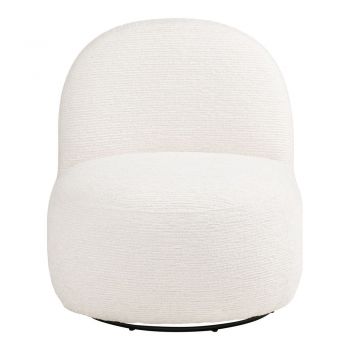 Fotoliu crem pivotant Milo – House Nordic