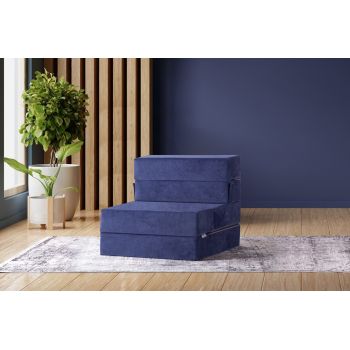 Fotoliu extensibil, Salida, 363SLD1138, Textil, Albastru