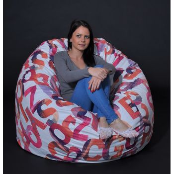 Fotoliu King Size, Material Textil - Scarlet Letters