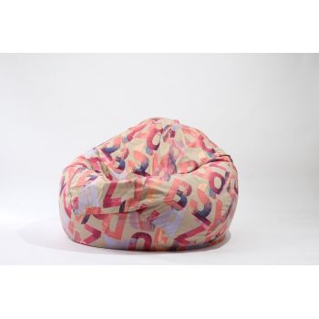 Fotoliu Nirvana Gigant, Material Textil - Crimson