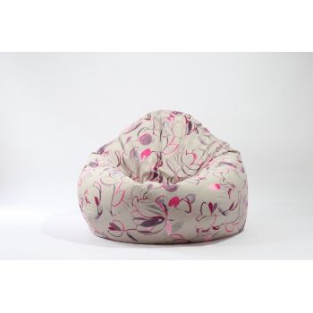 Fotoliu Nirvana Gigant, Material Textil - Flower Buds