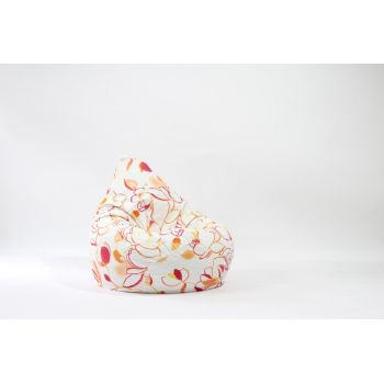 Fotoliu Nirvana Hobbit Pufrelax, Material Textil - Lively Blossom