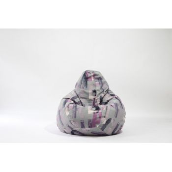 Fotoliu Nirvana Hobbit Pufrelax, Material Textil - Mystique