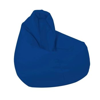 Fotoliu puf Nirvana Hobbit, material impermeabil - Blue Royal