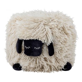 Fotoliu puf pentru copii crem cu tapițerie din lână Dolly – Bloomingville Mini Fotoliu puf pentru copii crem cu tapițerie din lână Dolly – Bloomingville Mini