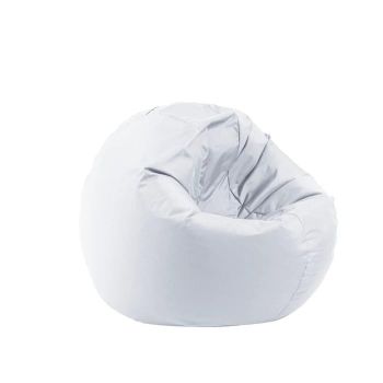 Fotoliu Relaxo, Material Impermeabil - Alb