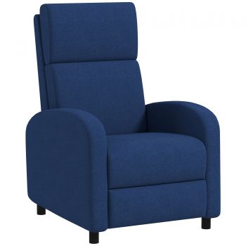 HOMCOM Fotoliu relax fotoliu inclinabil sufragerie fotoliu de relaxare - spătar reglabil până la 160° suport pentru picioare integrat | Aosom Romania HOMCOM Fotoliu relax fotoliu inclinabil sufragerie fotoliu de relaxare - spătar reglabil până la 160° suport pentru picioare integrat | Aosom Romania