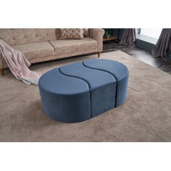 Pouf Alya, Albastru Pouf Alya, Albastru