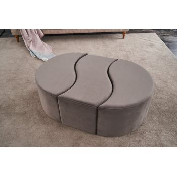 Pouf Alya, Mink Pouf Alya, Mink