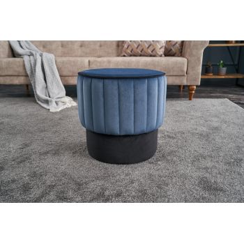 Pouf Rose, Albastru Pouf Rose, Albastru