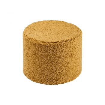 Puf de copii maro cu tapițerie din țesătură bouclé – Wigiwama Puf de copii maro cu tapițerie din țesătură bouclé – Wigiwama