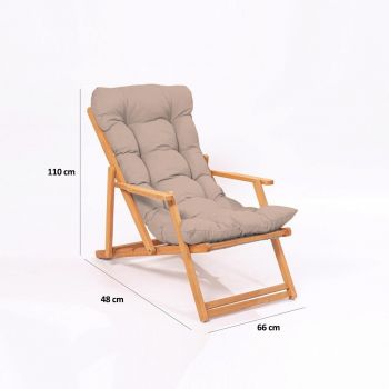 Scaun de gradina, Meya Dekor, My008, 50x81x50 cm, Lemn de fag, Maro / Natural Scaun de gradina, Meya Dekor, My008, 50x81x50 cm, Lemn de fag, Maro / Natural