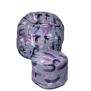Set Fotoliu King Size cu Otoman (suport picioare), Material Textil - Mystique