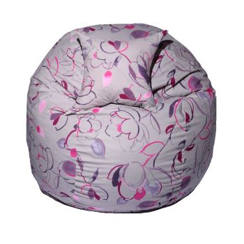 Set Fotoliu King Size cu Perna, Material Textil - Flower Buds