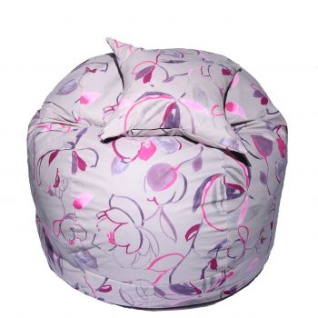 Set Fotoliu Matusalem cu Perna, Material Textil - Flower Buds
