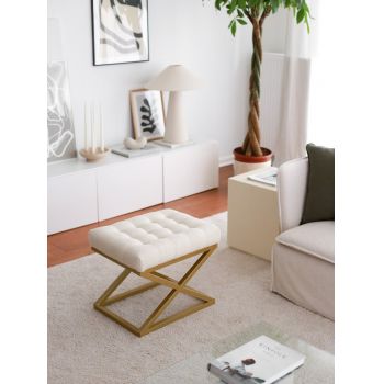 Taburet Altin Crem 50x42x40 cm