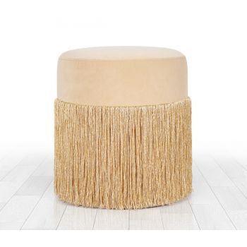 Taburet Andalusi Crem 45x47 cm