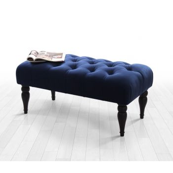Taburet bancuta Soltani Bleumarin 50x20 cm