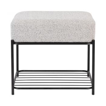 Taburet gri deschis Milou – White Label