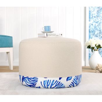 Taburet Nuha Bej 53x36 cm