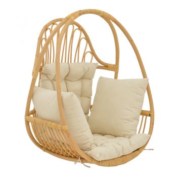 Balansoar de gradina Jorg Boho, Natural, 80x59x105 cm