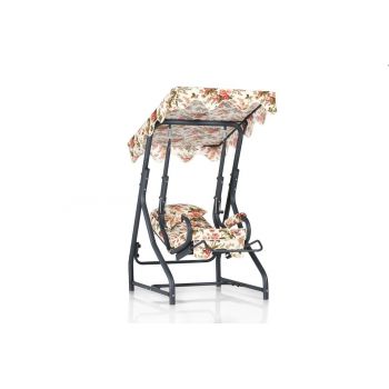 Balansoar de gradina verde din metal Camellia – Floriane Garden , Bej 100 x 165 x 110 cm Balansoar de gradina verde din metal Camellia – Floriane Garden , Bej 100 x 165 x 110 cm