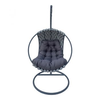 Balansoar Makito, PVC, Gri, 100x105x195 cm