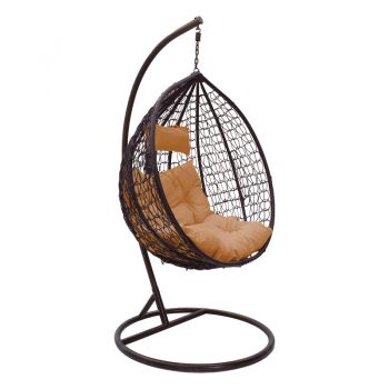 Balansoar Zafer, Gri - Maro, 106x103x200 cm