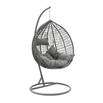 Balansoar Zafer, Gri - Maro, 106x103x200 cm
