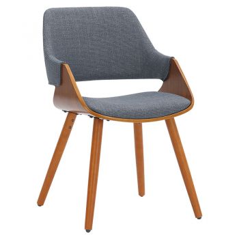 Fotoliu Allegra  tesatura Gri-picioare de nuc Fotoliu Allegra  tesatura Gri-picioare de nuc