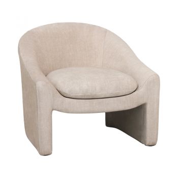 Fotoliu Berza  stofa crem 76x76x71cm Fotoliu Berza  stofa crem 76x76x71cm