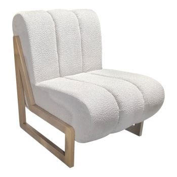 Fotoliu Cocoon Alb 65x75x77 cm