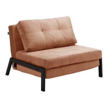 Fotoliu extensibil Fancy  Maro deschis 95x98x70 cm Fotoliu extensibil Fancy  Maro deschis 95x98x70 cm