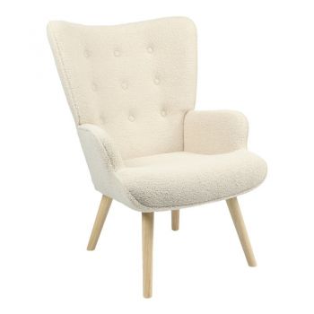 Fotoliu Fluffy Pako World Crem 75x69x96 cm