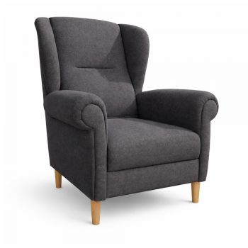 Fotoliu gri Ã®nchis wing Swan âu0080Ropez