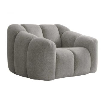 Fotoliu gri deschis Shell – Miuform