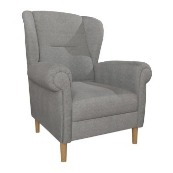 Fotoliu gri deschis wing Swan – Ropez