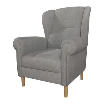 Fotoliu gri deschis wing Swan – Ropez