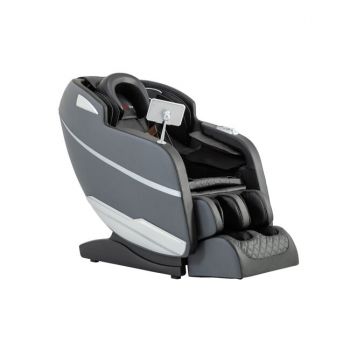 Fotoliu masaj gravitație zero negru/gri, încălzire, bluetooth, role picioare, airbag corp complet, LED touch Fotoliu masaj gravitație zero negru/gri, încălzire, bluetooth, role picioare, airbag corp complet, LED touch