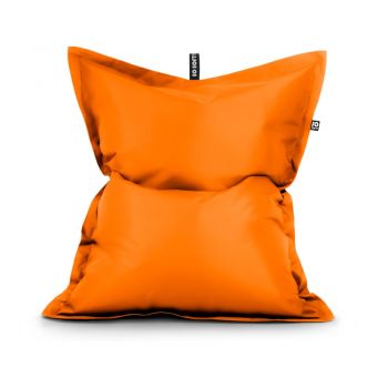 Fotoliu puf pentru copii portocaliu cu tapițerie din imitație de piele Pad M – So Soft?